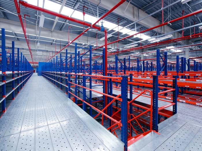 Lachin faktori depo depo etajè metal mezzanines etajè sistèm